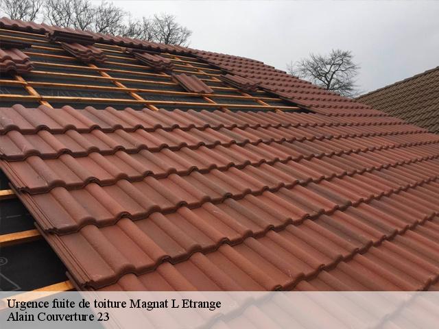 Urgence fuite de toiture  magnat-l-etrange-23260 Alain Couverture 23