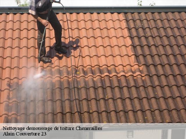 Nettoyage demoussage de toiture  chenerailles-23130 Alain Couverture 23